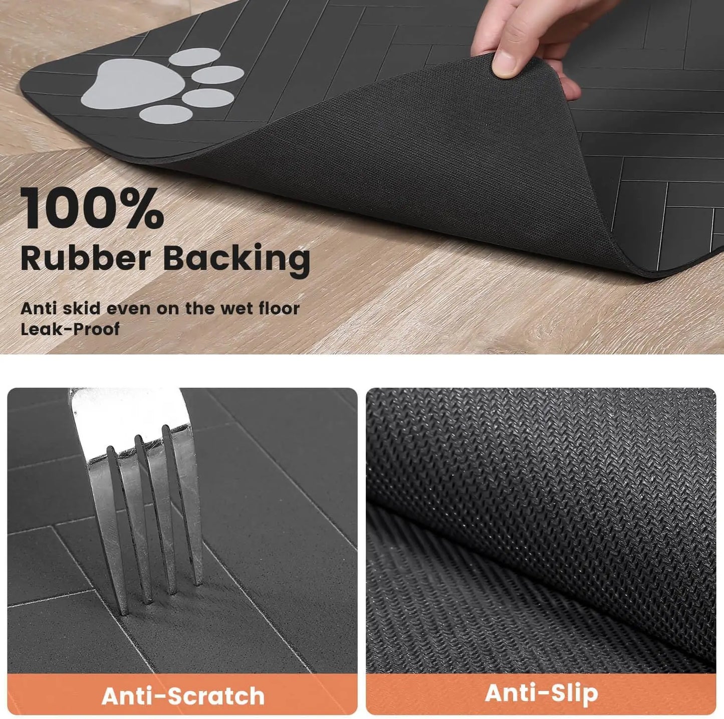 Pawfect Feeding Mat - SpillProof Pet Feeding Surface