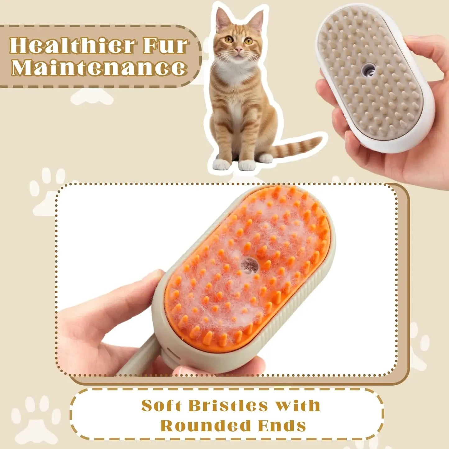 Groom Ease Furry comb - Steamy Gentle Care