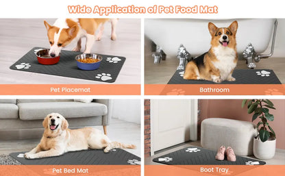 Pawfect Feeding Mat - SpillProof Pet Feeding Surface