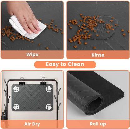 Pawfect Feeding Mat - SpillProof Pet Feeding Surface