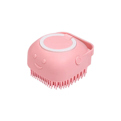 SootheFur Brush – Soft Silicone Rubber Grooming Tool